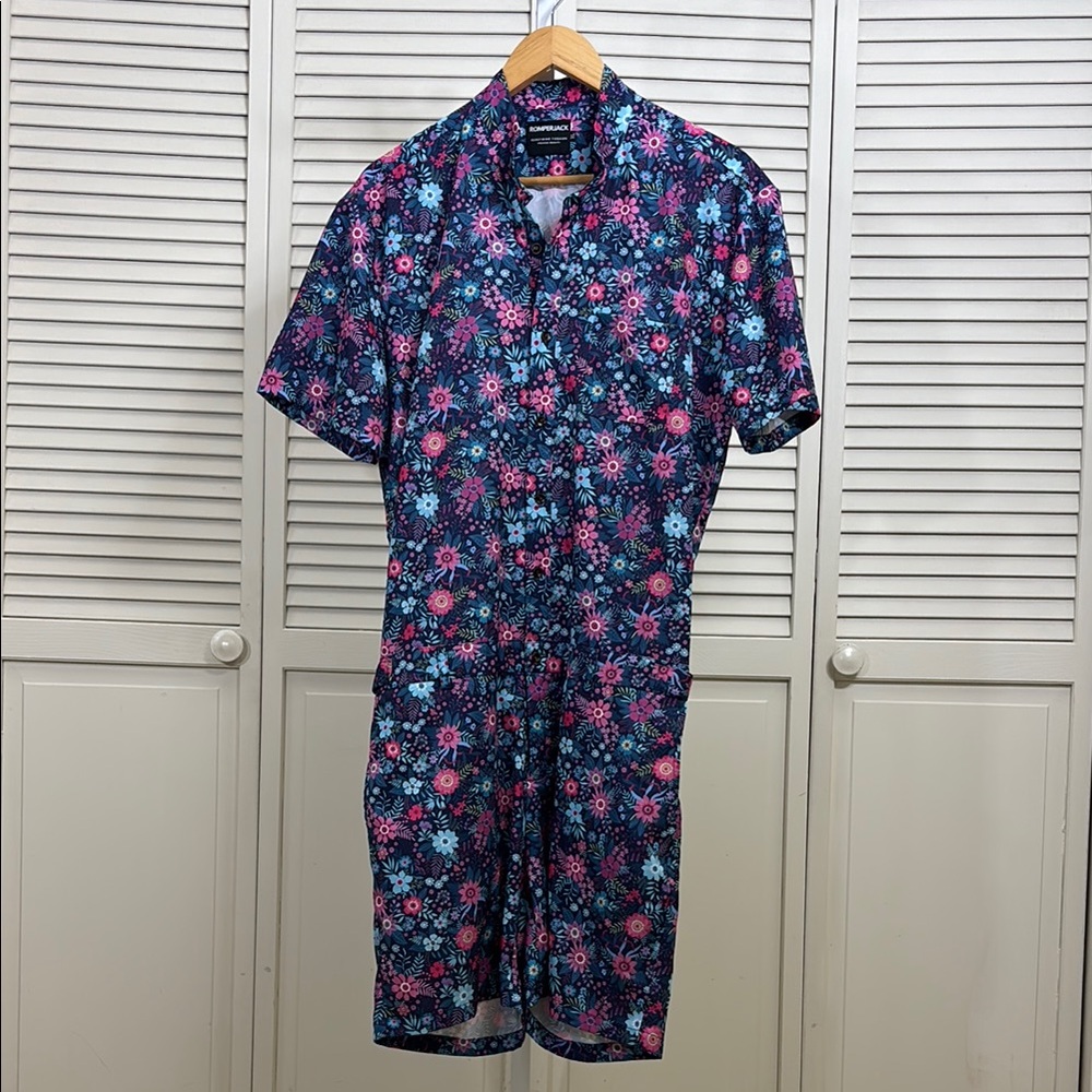 Romper Jack Men's Multicolor Floral Print Romper XL